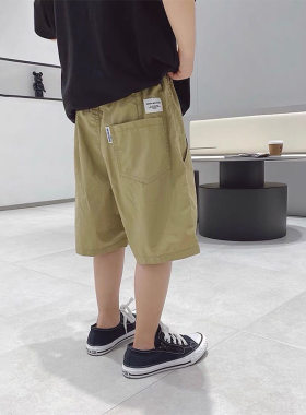 男童夏季薄款休闲五分短裤