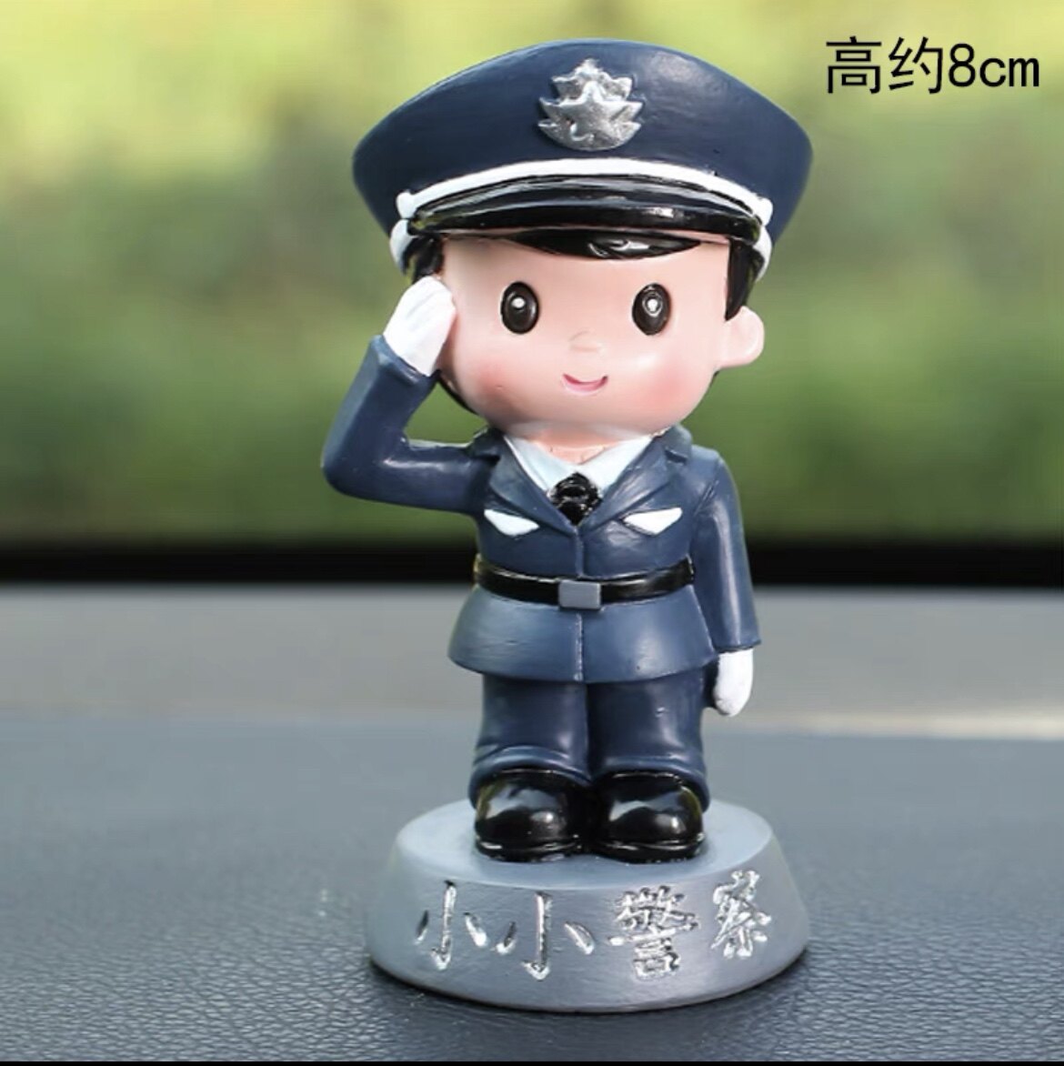 小小警察蛋糕摆件 儿童志愿生日蛋糕装饰公仔 男女警官甜品台装扮