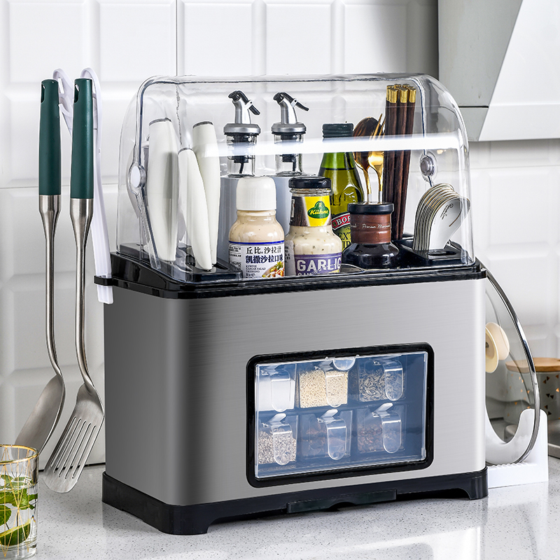 不锈钢多功能调料盒套装家用