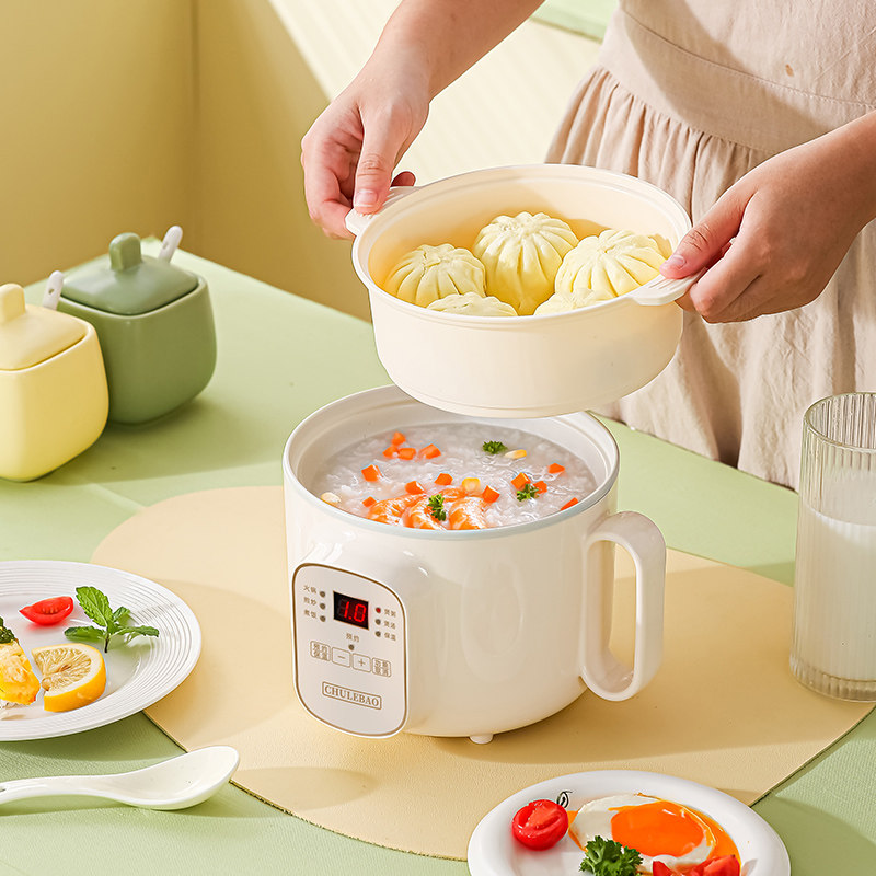 宝宝副食品锅婴儿粥锅煲粥锅煮面 面多功能蒸煮煎炒一体锅陶瓷釉
