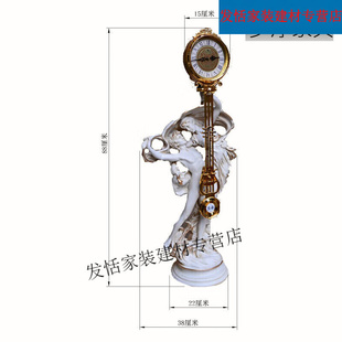 落地古典立钟家用座时钟桌面艺 客厅座台式 座钟欧式 伊俪思都摆台式