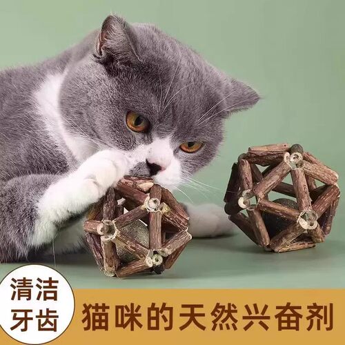 猫薄荷耐咬磨牙自嗨逗猫棒