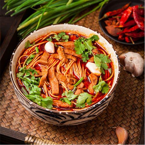 湖北襄阳特产牛肉牛杂面组合袋装