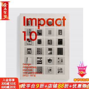 【现货】英文原版 Impact Regular 1.0字体设计：1922-1973年间的杂志封面集 Impact 1.0: Design magazines 平面设计进口书籍