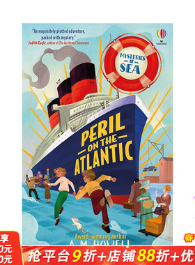 【预售】海上之谜:大西洋上的危险 Mysteries at Sea: Peril on the Atlantic 8岁+英文英语阅读拓展 初*章节桥梁故事书 Usborne