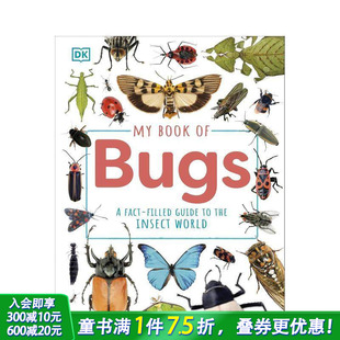 the 虫虫之书：昆虫世界实录指南 Book Insect Guide Filled Fact 英文儿童插画科普绘本进口书 World Bugs 现货