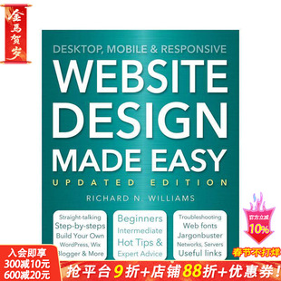 【现货】简单学 Website Design 网站设计 英文原版英文原版图书籍进口正版