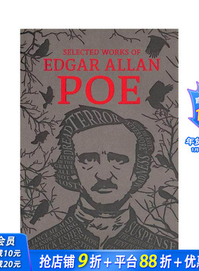【预售】【字云经典】爱伦·坡精选集 【Word Cloud Classics】The Selected Works of Edgar Allan Poe 英文文学正版进口书
