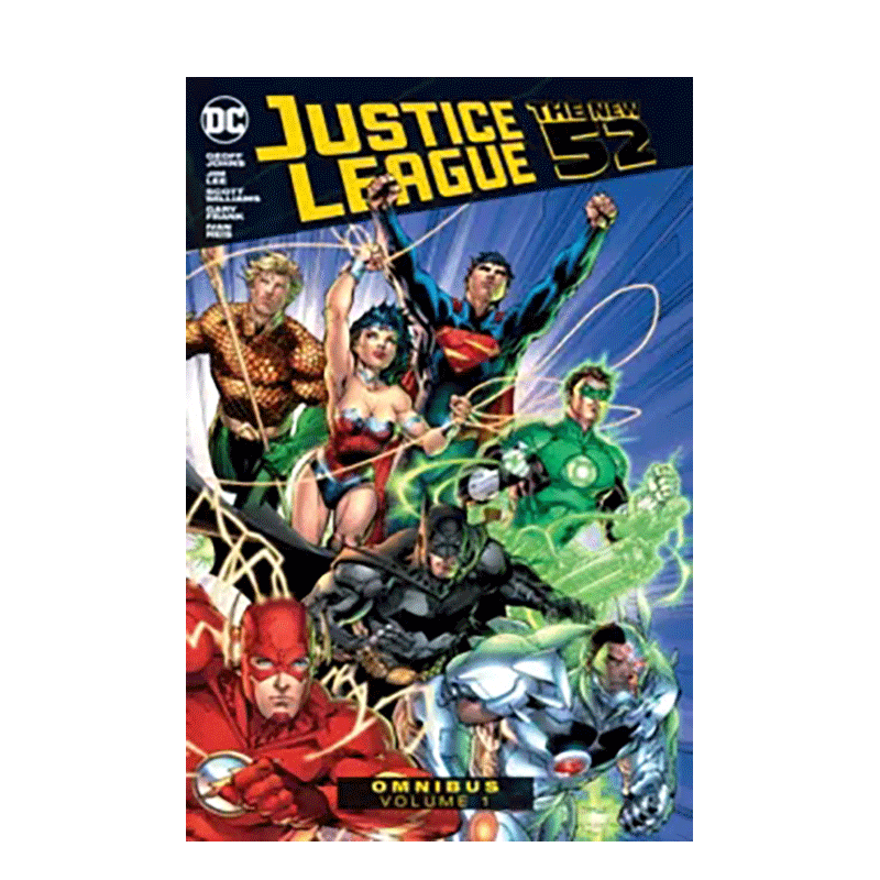 【现货】DC漫画 正义联盟：新52 综合弟1卷 Jl The New 52 Omnibus Vol 英文漫画 原版进口漫画书