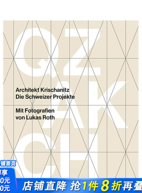 【预售】建筑师克里斯查尼茨 Architekt Krischanitz 原版英文建筑设计 正版进口书