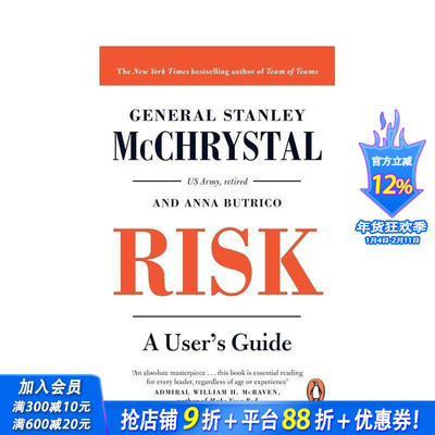 【预售】风险：用户指南 Risk:A User's Guide 英文商业行销 正版进口书