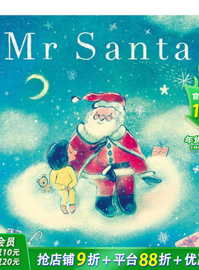 【预售】圣诞老人先生 Mr Santa 英国绘本作家Jarvis 英文儿童插画故事绘本 进口童书
