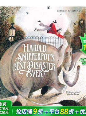 【预售】哈罗德遇见的灾难【Beatrice Alemagna】 Harold Snipperpot’s Best Disaster Ever 英文儿童插画故事绘本 进口童书