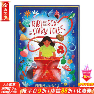 【预售】比比和童话盒子 Bibi and the Box of Fairytales 英文儿童故事 英语拓展阅读进口童书