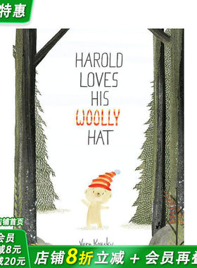 【预售】【小熊哈罗德】哈罗德喜欢他的毛线帽 【Harold the Bear】Harold Loves His Woolly Hat 英文儿童插画故事绘本 进口童书