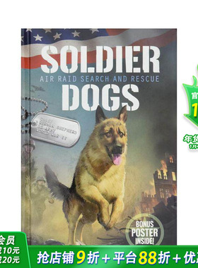 【现货】军犬1:空袭搜救 Soldier Dogs 1: Air Raid Search and Rescue 英文进口正版书 Sutter 儿童拓展阅读
