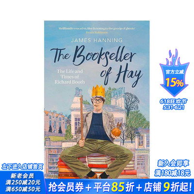 【预售】海伊镇书商：理查德?布斯的传奇人生 The Bookseller of Hay 原版英文商业行销 全球大二手书镇 正版进口书