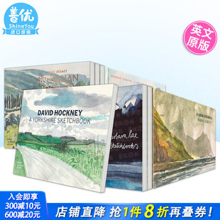 约克郡 Sketchbook Yorkshire 进口书籍 现货 大卫·霍克尼 David RA水彩速写本系列 水彩画册 多册选拍 Hockney 英文原版