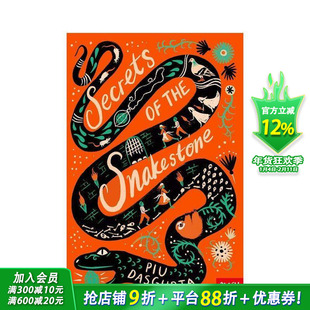 【预售】【入围水石书店儿童图书奖】蛇石之谜 Secrets of the Snakestone 英文小说故事 英语拓展阅读进口书 奇幻冒险儿童文学