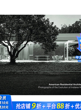 【现货】英文原版 美国住宅建筑:印弟安纳州房屋演变 American Residential Architecture 建筑设计 正版进口 善优图书