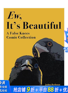 【预售】咦，真美 我能有什么坏心思呢 ins知名画家乔舒亚全新力作 【False Knees】原版英文漫画书 去码头整点薯条 正版进口书