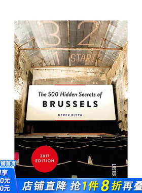 【现货】【500个隐藏秘密旅行指南】Brussels，布鲁塞尔 英文原版旅游攻略