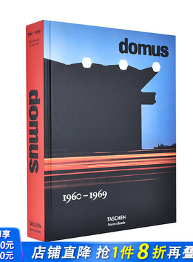 【现货】英文原版 多莫斯设计 1960–1969 domus 1960–1969 英文综合设计 正版进口图书画册 善优图书