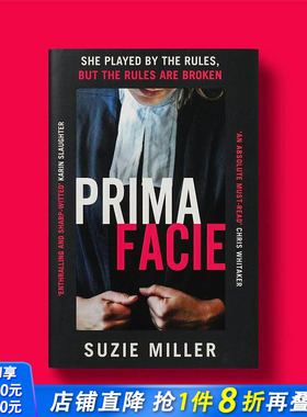 【现货】初步举证 剧本改变小说（精装） Prima Facie Suzie Miller 朱迪·科默 劳伦斯·奥利弗最佳新剧奖 英文文学正版进口书