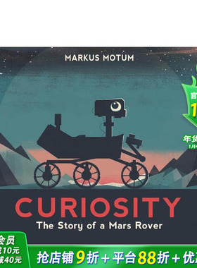 【预售】火星探测器的故事 Curiosity: The Story of a Mars Rover 英文儿童初级章节桥梁故事书 进口童书