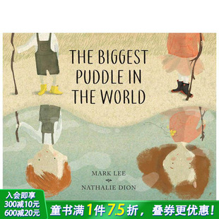 水坑 善优童书 The 6岁 英文儿童艺术绘本 较大 Puddle Biggest 现货