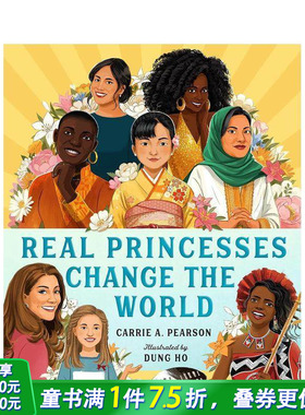 【现货】真正的公主改变世界 Real Princesses Change The World 英文儿童插画故事绘本 进口童书