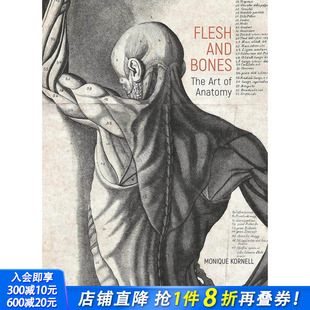 艺术 Bones 现货 肉体与骨骼：解剖学 正版 善优图书 Anatomy Flesh 英文原版 Art The and 进口图书画册