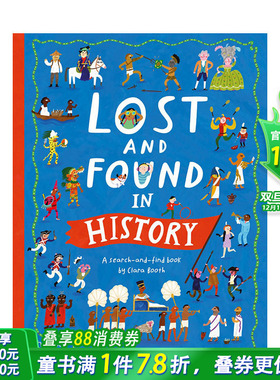 【现货】失物招领：历史 互动找找书 Lost and Found in History 英文儿童插画故事绘本 进口童书