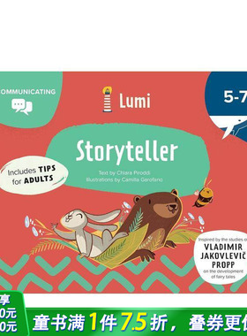 【预售】故事大王：沟通表达训练 Storyteller: Communicating 原版英文儿童语言/概念启蒙
