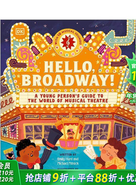 【预售】你好，百老汇！ Hello， Broadway! 英文儿童插画故事绘本 进口童书 DK