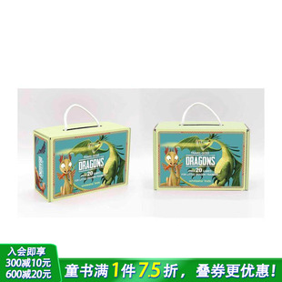 卡片 预售 游戏 Travel 英文儿童趣味互动绘本 小小驯龙盒：超过20款 Dragons 我 进口书 适合小小驯龙师 Sized 旅行套装