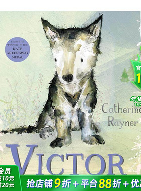 【预售】忧虑的狼维克多 CILIP Kate Greenaway奖Catherine Rayner Victor  the Wolf with Worries 英文儿童插画故事绘本 进口书