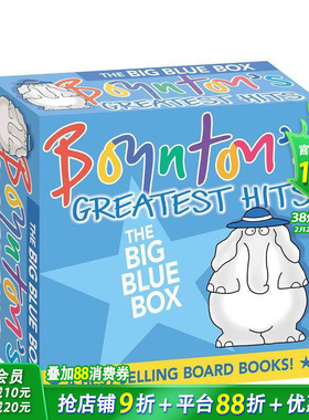【预售】博因顿名曲大蓝盒（盒装） Boynton's Greatest Hits The Big Blue Box (Boxed Set)英文儿童分级阅读 英语拓展进口童书