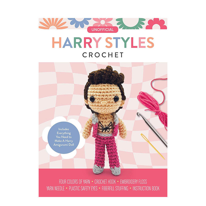 【预售】哈利风格钩针非官方指南：教你学会哈利娃娃微型钩针 Unofficial Harry Styles Crochet 原版英文手工制作 正版进口图书
