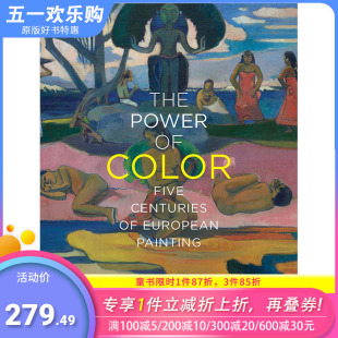 英文原版 力量 现货 Color 欧洲绘画The 五个世纪 色彩 Power 艺术图书耶鲁出版 耶鲁大学出版 社