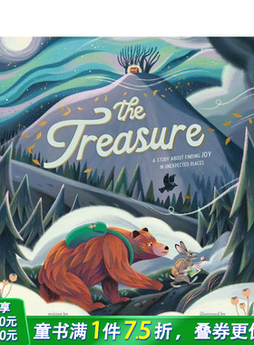 【预售】宝藏：意想不到的寻宝之旅 The Treasure: A Story About Finding Joy in Unexpected Places 英文儿童插画绘本进口童书