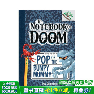英文原版 Book Branches Notebook PoOP THE 儿童桥梁书A Doom MUMMY末日笔记6：木乃伊暴动 BUMPY The 现货
