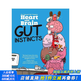 Gut 进口书 心与脑：肠道本能 正版 英文漫画 Instincts Brain and Heart 预售