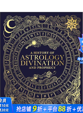 【预售】占星史大百科 A History of Astrology， Divination and Prophecy 原版英文人文历史 DK 正版进口书