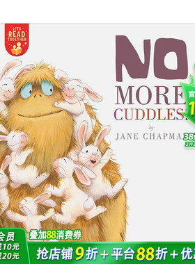 【预售】【让我们一起阅读】不要更多拥抱了！No More Cuddles! 3-6岁儿童英语分*阅读启蒙早教插图故事书 英文原版