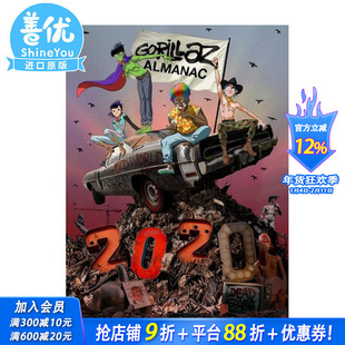 【预售】Gorillaz Almanac 街头霸王年鉴 摇滚乐队 漫画 英文原版图书籍进口正版 Gorillaz Z2 Comics【善优图书】