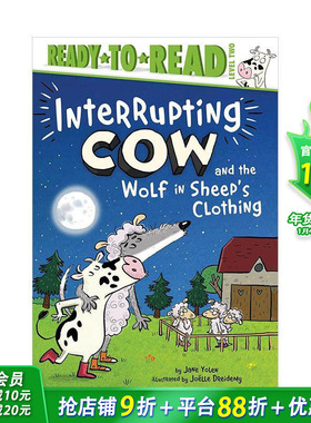 【预售】打断牛和披着羊皮的狼 Interrupting Cow and the Wolf in Sheep's Clothing 英文儿童分阶阅读 英语故事绘本 进口童书
