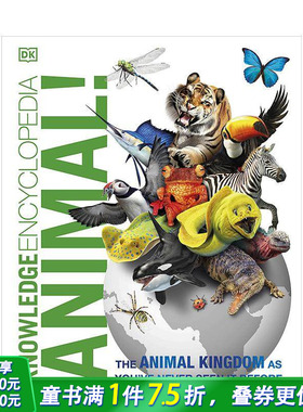【预售】英文原版 动物知识百科全书 Knowledge Encyclopedia Animal! 儿童英语绘本图画书 DK 进口图书 善优童书