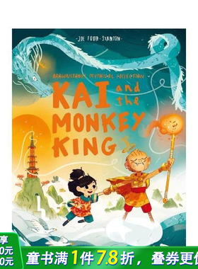 【现货】【Brownstone神话故事系列】凯西与美猴王 中国神话 Kai and the Monkey King 英文儿童漫画故事 英语阅读拓展进口书