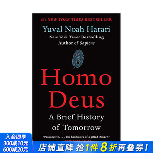 未来简史 善优图书 书籍 History 预售 英文原版 Deus Homo 英文生活进口原版 Tomorrow Brief